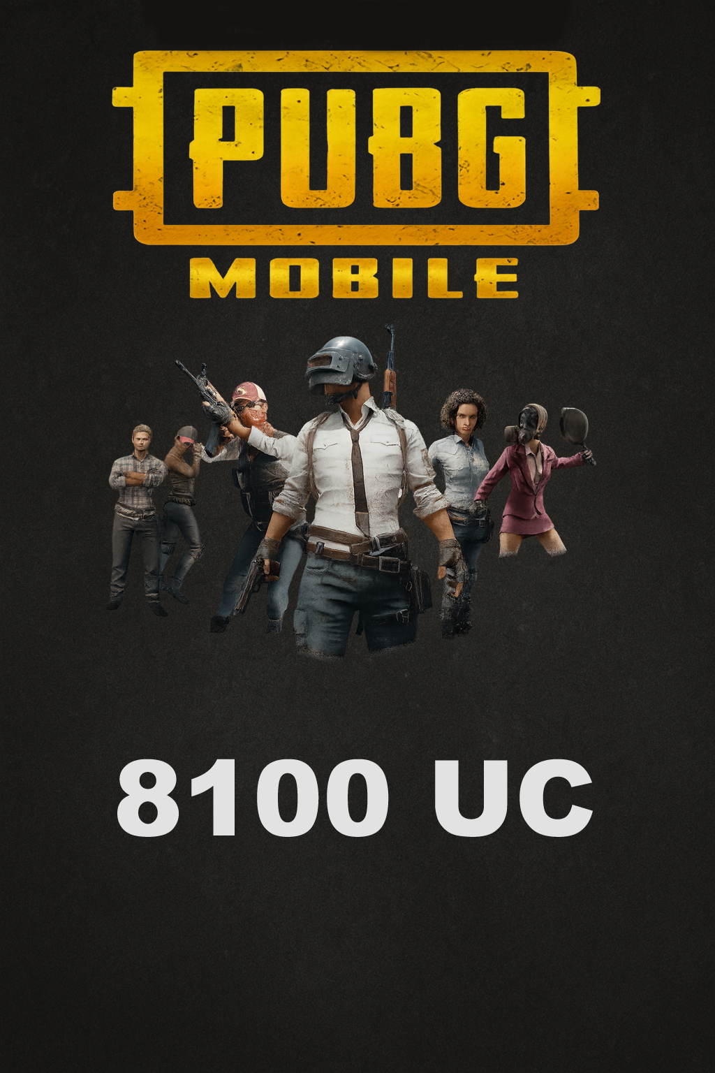 Пополнить  PUBG Mobile на 8100 uc выгодно и моментально