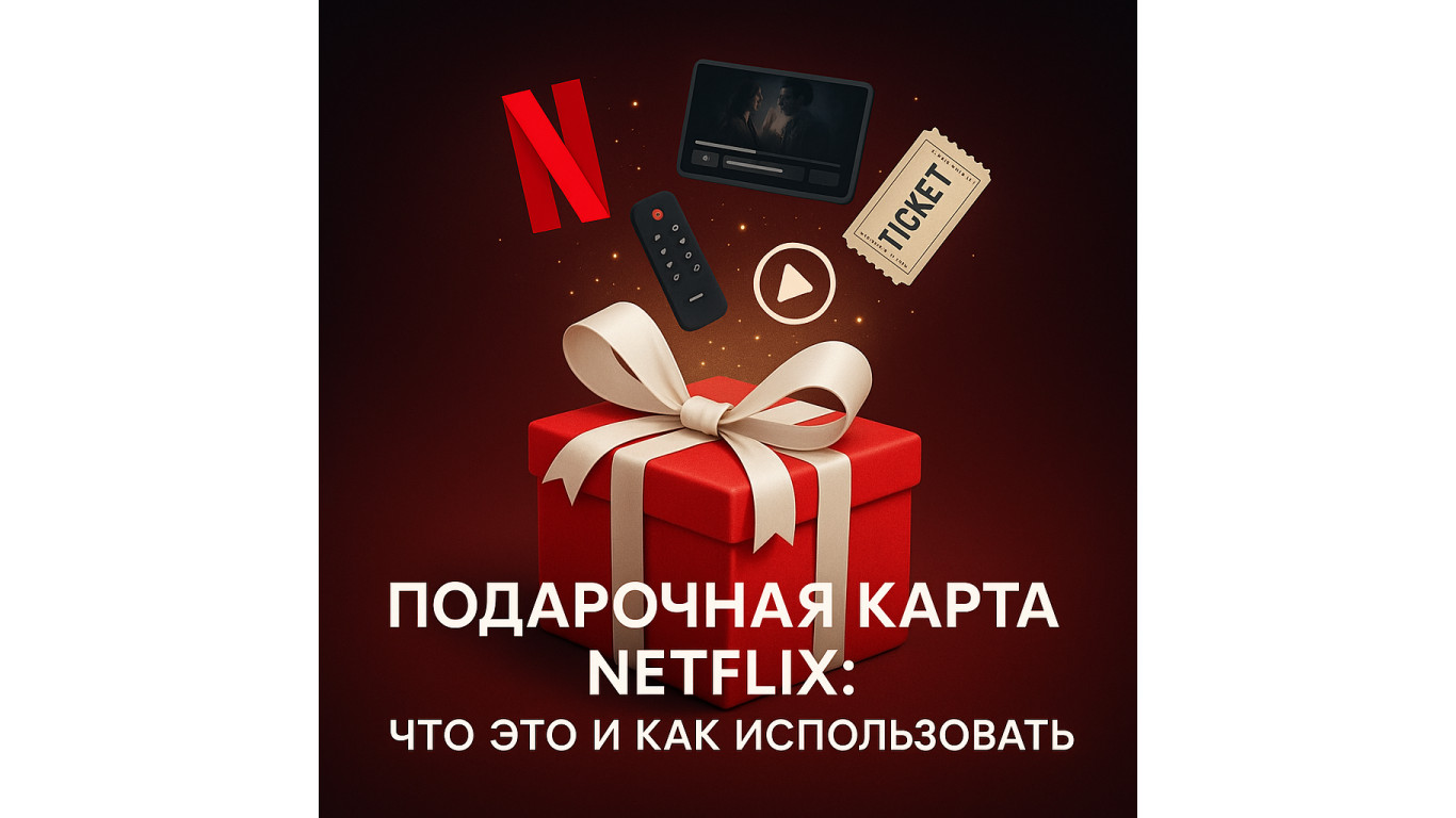 Подарочная карта Netflix — что это и как использовать